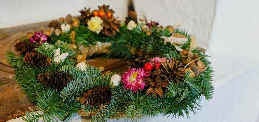 Kleboniškių muziejaus dirbtuvėse bus pinami advento vainikai