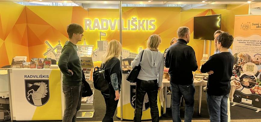 Radviliškio turizmo informacijos centras dalyvavo Vilniaus knygų mugėje