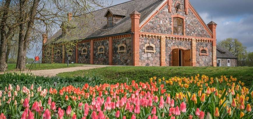 Prasideda žydėjimo šventė – Burbiškio dvare skleidžiasi pirmieji tulpių žiedai