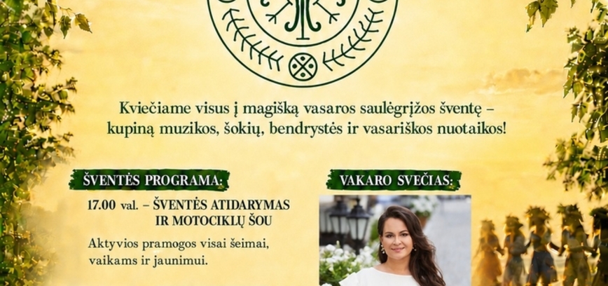 „SAULĖGRĮŽA 2026“