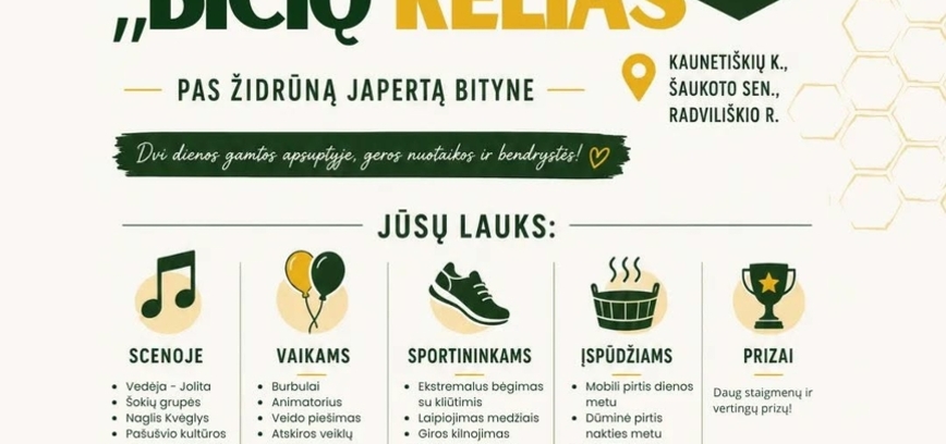 ŠEIMŲ ŠVENTĖ „BIČIŲ KELIAS“