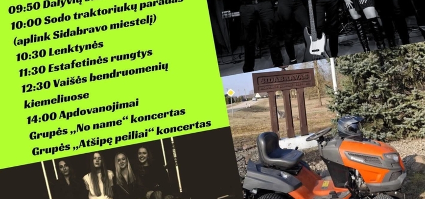 SODO TRAKTORIUKŲ LENKTYNĖS „PAGAUK VĖJĄ SIDABRAVO PARKE 2026“