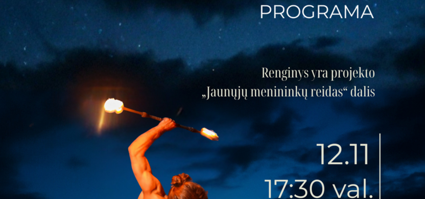 AKROBATIKOS IR UGNIES CIRKO PROGRAMA