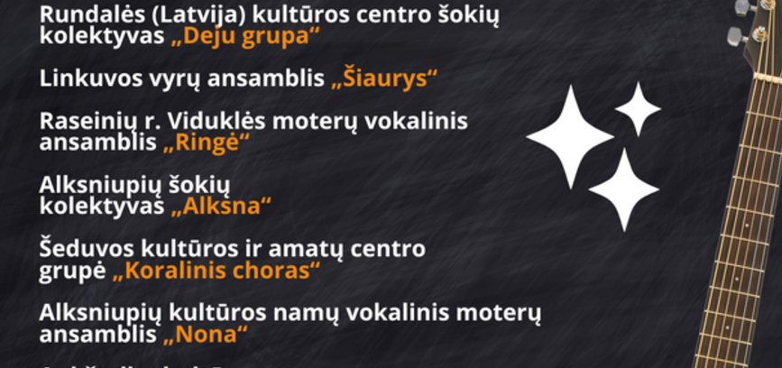 RESPUBLIKINĖ MENO ŠVENTĖ „JUODALKSNIŲ PAVĖSYJE“