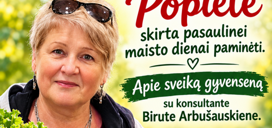 POPIETĖ SKIRTA PASAULINEI MAISTO DIENAI PAMINĖTI