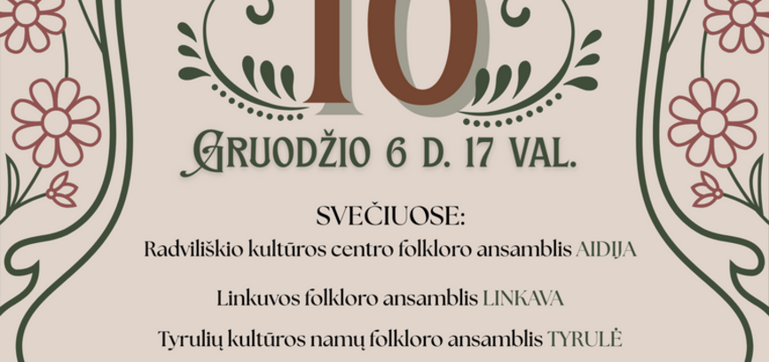 FOLKLORO ANSAMBLIUI „MELNYČIA“ – 10 
