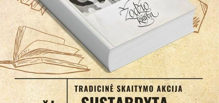 TRADICINĖ SKAITYMO AKCIJA „SUSTABDYTA MINUTĖ – KNYGAI“