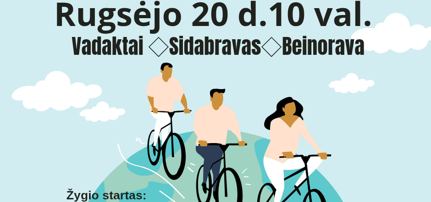 ŽYGIS DVIRAČIAIS PER RUDENS SPALVAS