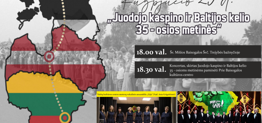 JUODOJO KASPINO IR BALTIJOS KELIO 35-OSIOS METINĖS