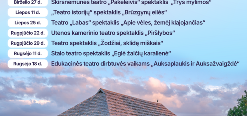 „ŠEŠTADIENIŲ POPIETĖS KLOJIMO TEATRE“ 