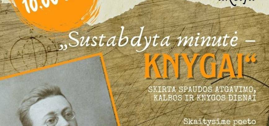 SUSTABDYTA MINUTĖ - KNYGAI
