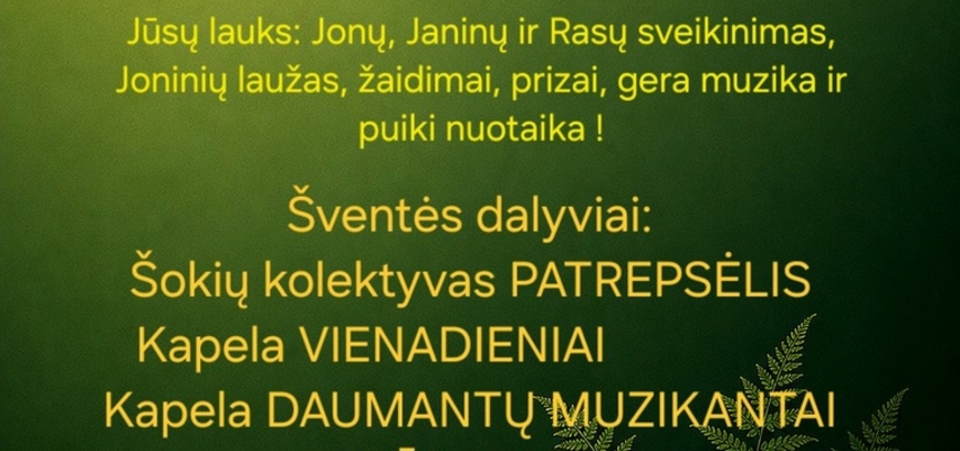 Joninės Tyruliuose