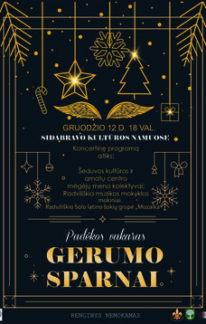 PADĖKOS VAKARAS „GERUMO SPARNAI“
