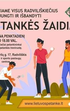 PETANKĖS TRENIRUOTĖS