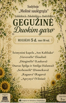 GEGUŽINĖ „DUOKIM GARO“