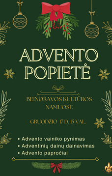 ADVENTO POPIETĖ