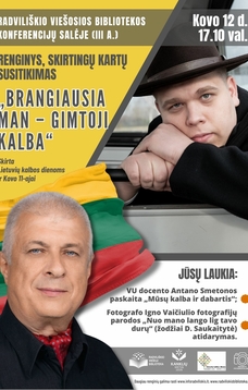 „BRANGIAUSIA MAN – GIMTOJI KALBA“