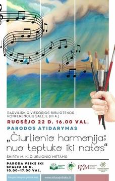 „ČIURLIONIO HARMONIJA: NUO TEPTUKO IKI NATOS“