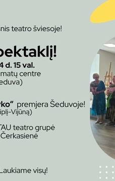 SPEKTAKLIO „BOBUTĖS SUSIPYKO“ PREMJERA