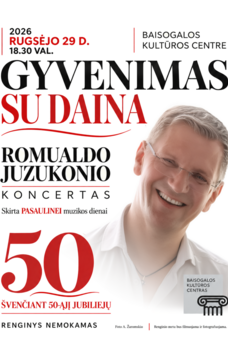 ROMUALDO JAZUKONIO KONCERTAS „GYVENIMAS SU DAINA“