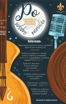LIAUDIŠKOS MUZIKOS VAKARAS „PO SIDABRO MĖNULIU“