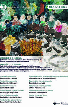 ŠIAURĖS ŠALIŲ LITERATŪROS SAVAITĖ