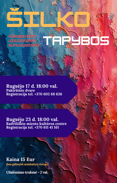Šilko tapybos edukacija
