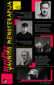 PROJEKTAS „JAUNIMO MENOTERAPIJA“