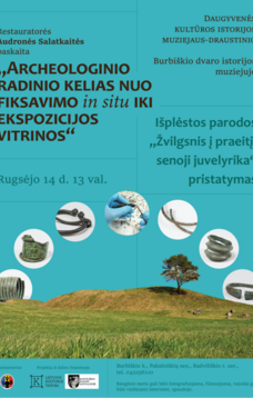 RESTAURATORĖS AUDRONĖS SALATKAITĖS PASKAITA