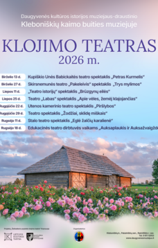 „ŠEŠTADIENIŲ POPIETĖS KLOJIMO TEATRE“ 