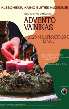 DIRBTUVĖS „ADVENTO VAINIKAS“