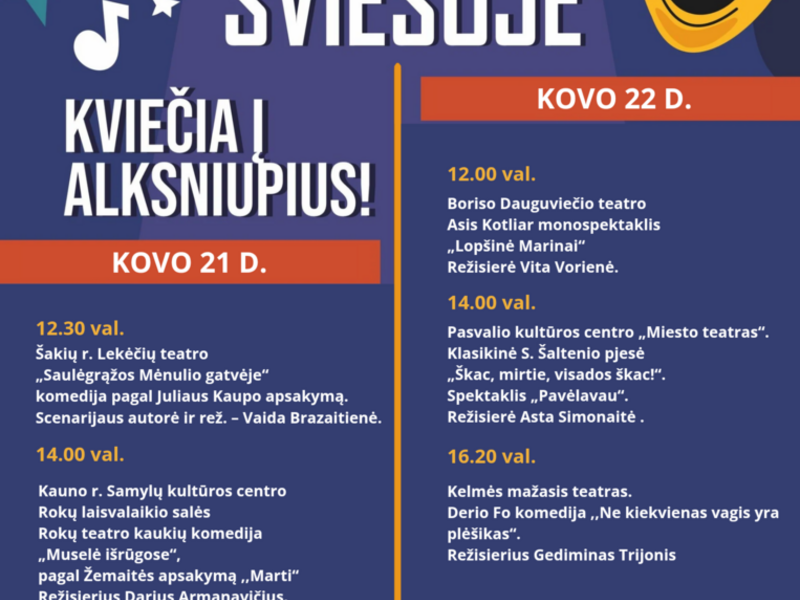 ESPUBLIKINIS MĖGĖJŲ TEATRO FESTIVALIS „RAMPŲ ŠVIESOJE“