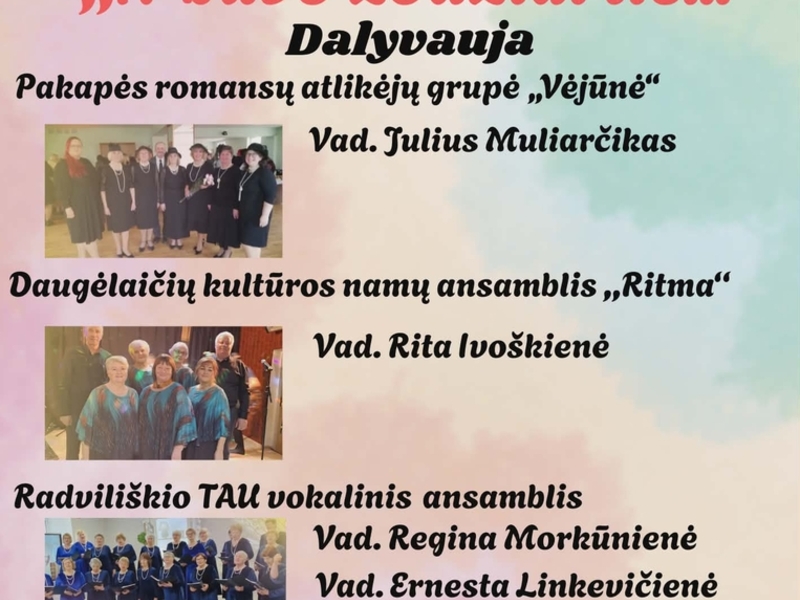 ROMANSŲ VAKARAS „IR BUVO ŽODŽIAI TIE“