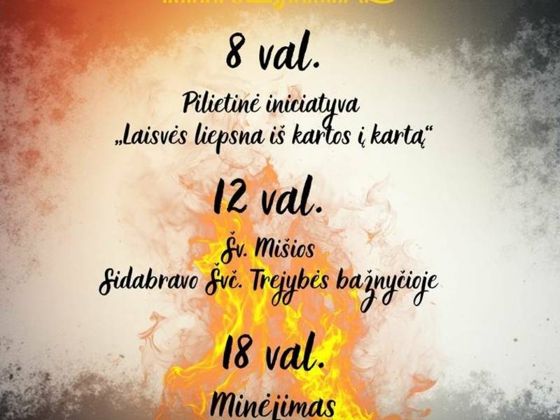 LAISVĖS GYNĖJŲ DIENOS MINĖJIMAS 