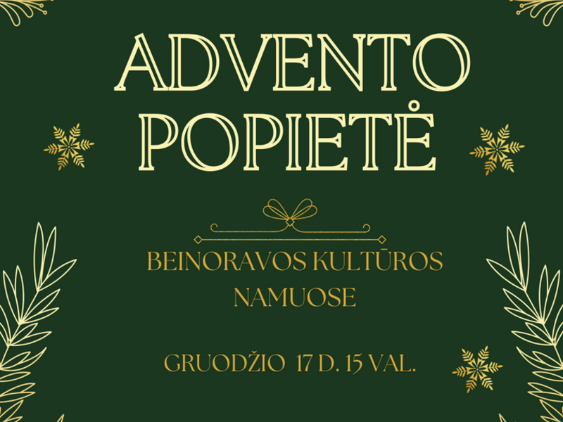 ADVENTO POPIETĖ