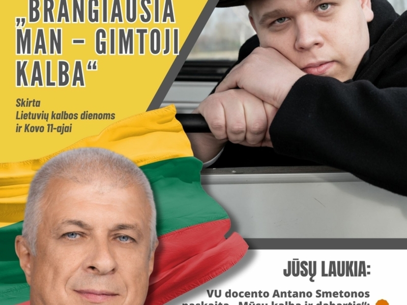 „BRANGIAUSIA MAN – GIMTOJI KALBA“