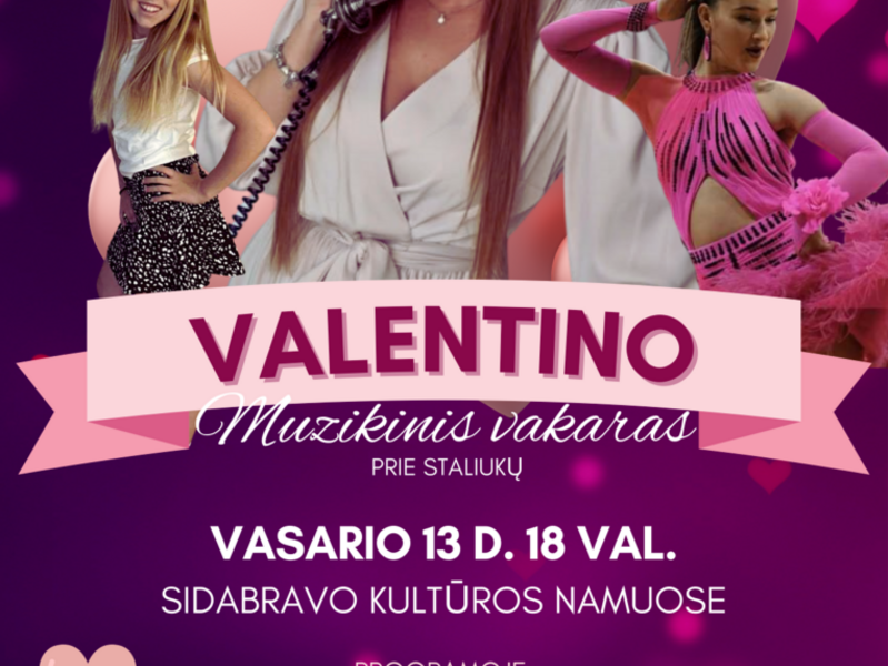 VALENTINO MUZIKINIS VAKARAS
