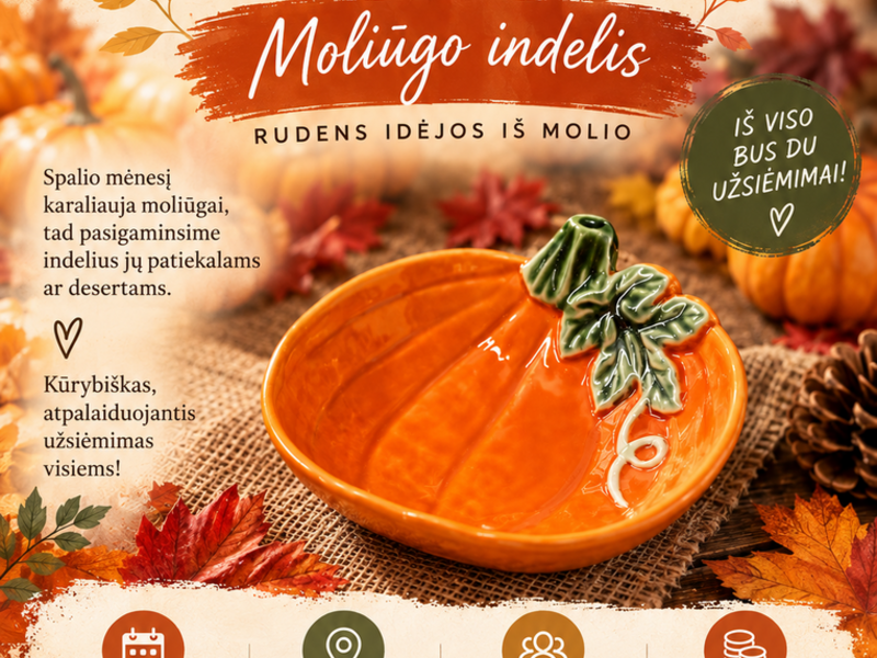 KERAMIKOS EDUKACIJA „MOLIŪGO INDELIS“