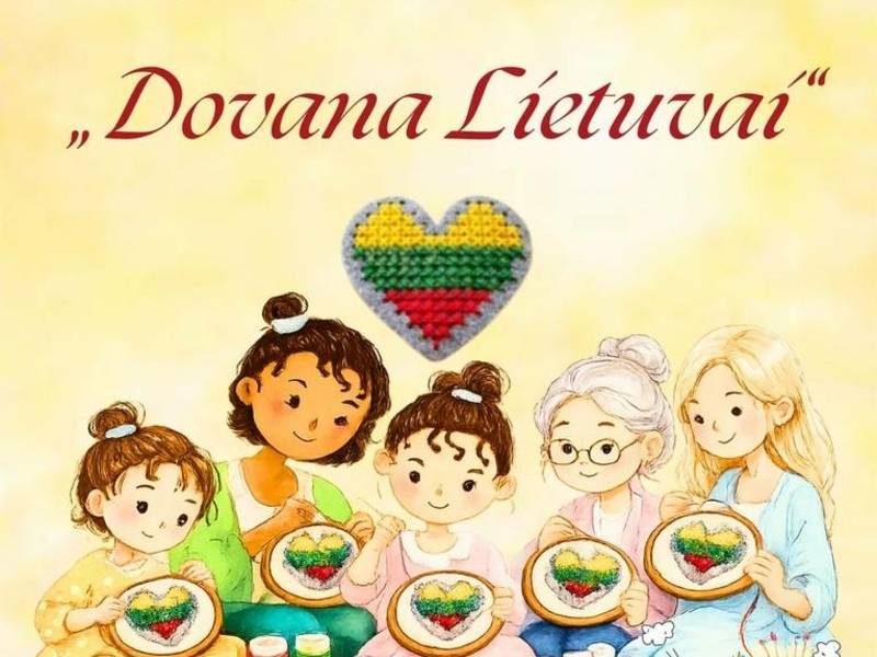 KŪRYBINIS UŽSIĖMIMAS „DOVANA LIETUVAI“