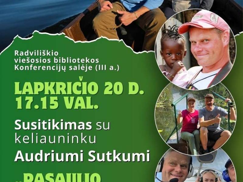 SUSITIKIMAS SU KELIAUTOJU AUDRIUMI SUTKUMI