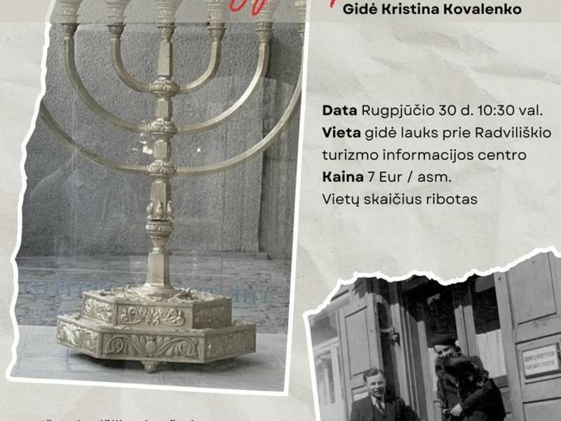 „MENORA DULKĖSE: RADVILIŠKIO ŽYDŲ PALIKIMAS“
