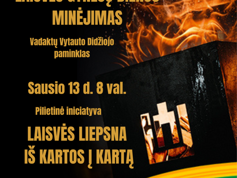LAISVĖS GYNĖJŲ DIENOS MINĖJIMAS