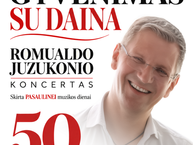 ROMUALDO JAZUKONIO KONCERTAS „GYVENIMAS SU DAINA“