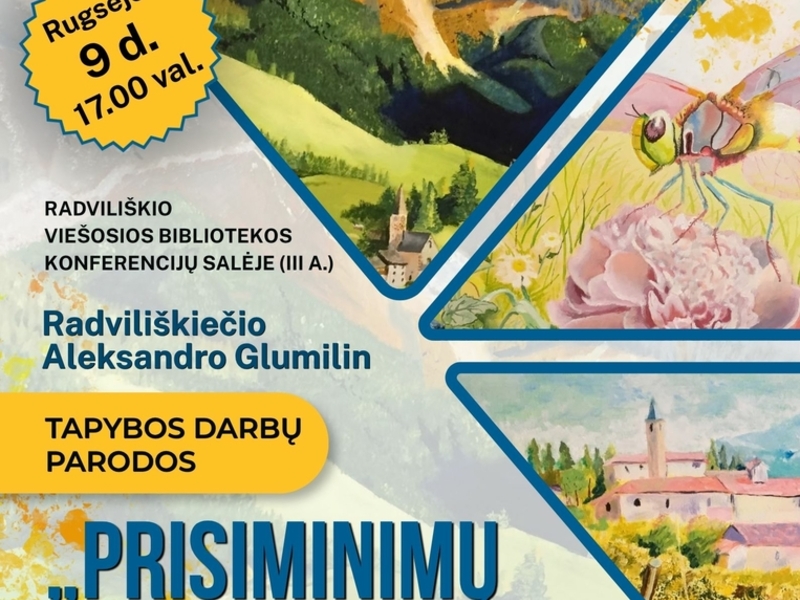 PARODOS „PRISIMINIMŲ PEIZAŽAI“ ATIDARYMAS