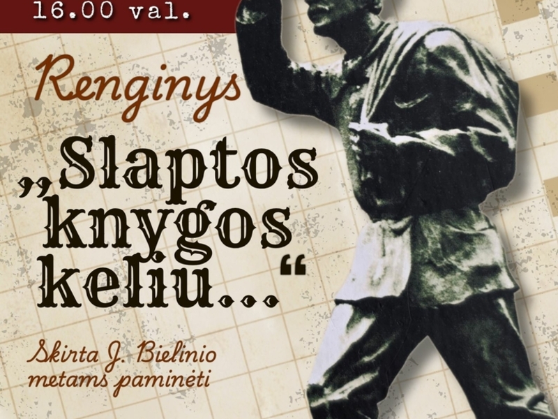„SLAPTOS KNYGOS KELIU...“