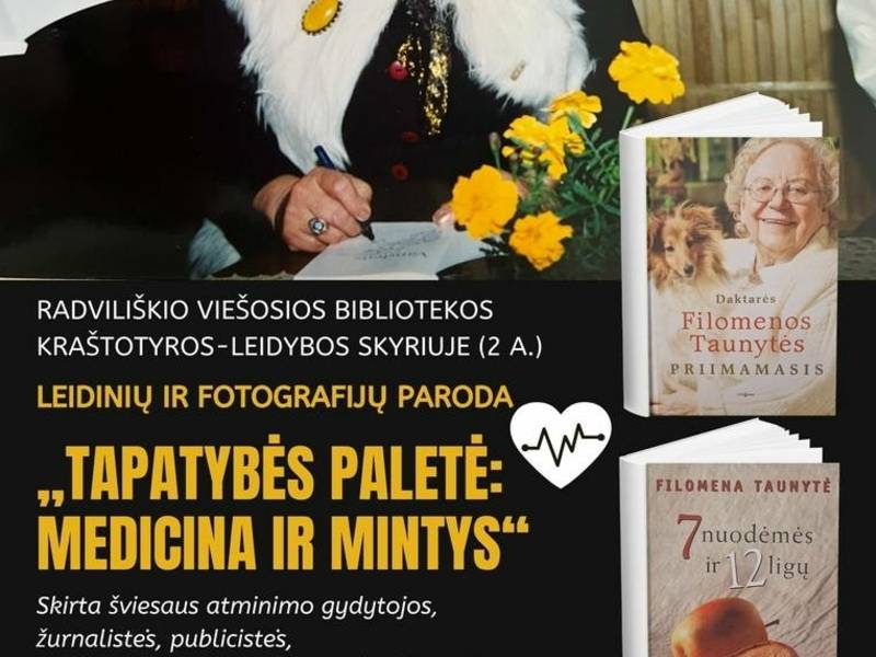 „TAPATYBĖS PALETĖ: MEDICINA IR MINTYS“