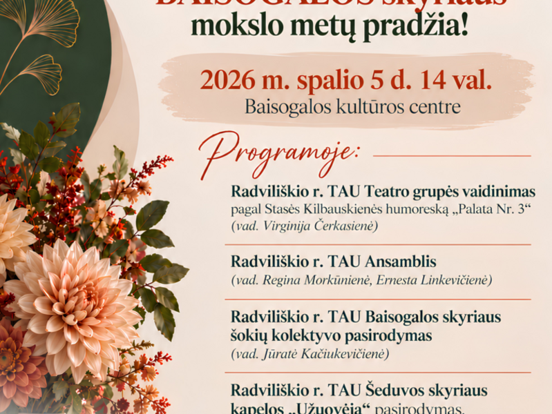 TARPTAUTINĖ PAGYVENUSIŲ ŽMONIŲ DIENA