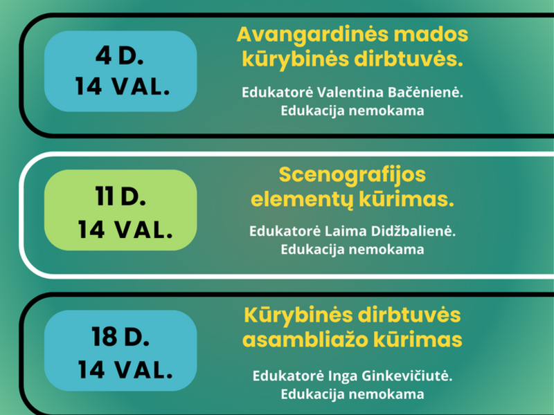 KŪRYBINĖS DIRBTUVĖS ALKSNIUPIŲ KULTŪROS NAMUOSE | VASARIS