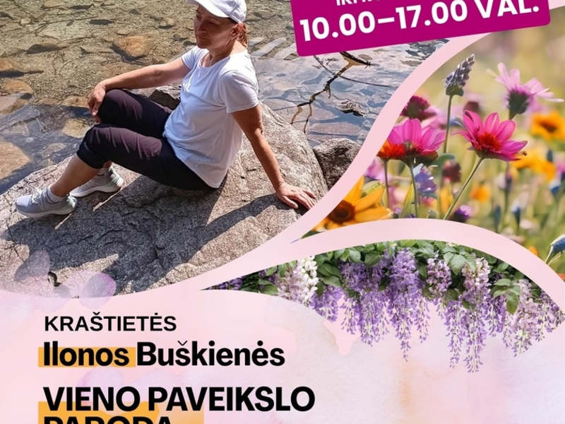 VIENO PAVEIKSLO PARODA „ŽYDĖJIMAS“