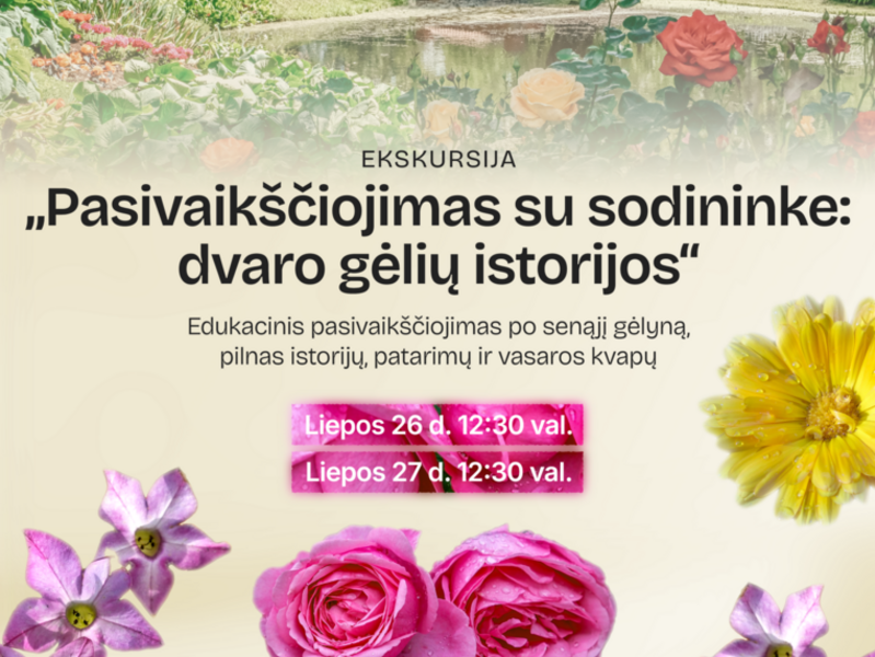 NEMOKAMOS EKSKURSIJOS BURBIŠKIO DVARE